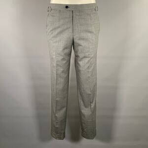 ATELIER MUNRO Size 32 Grey Wool Slim Fit Dress Pants